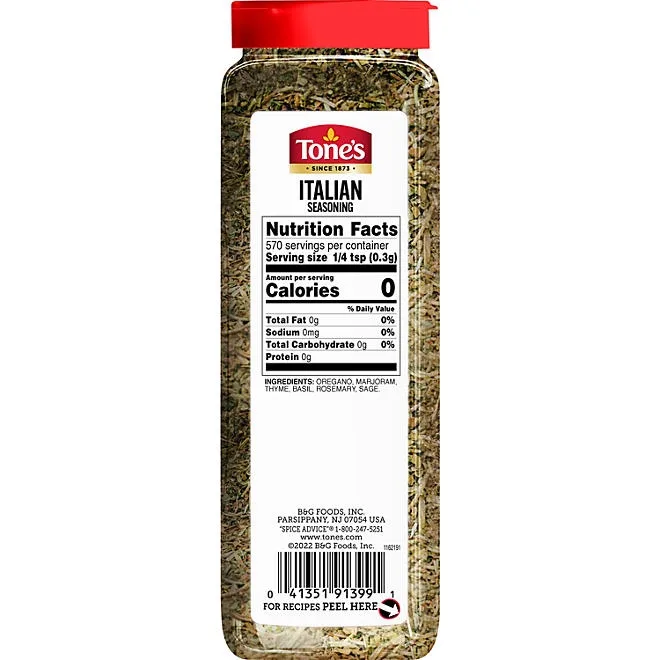 Tone's Italian Seasoning, 6 oz. 3