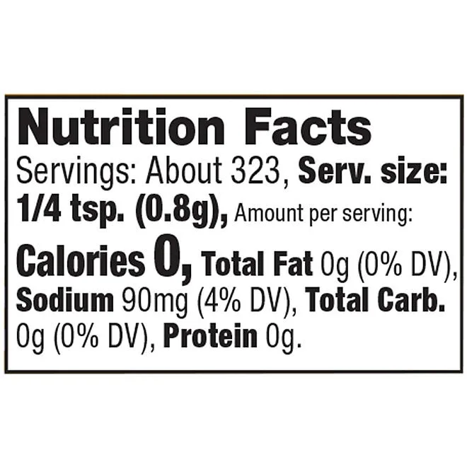 McCormick All Purpose Garlic Onion Black Pepper Sea Salt, 9.12 oz. 3
