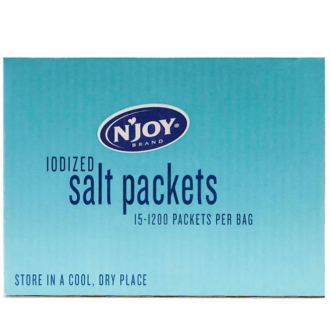 N'Joy Iodized Salt .5 g., 1,200 ct. 4