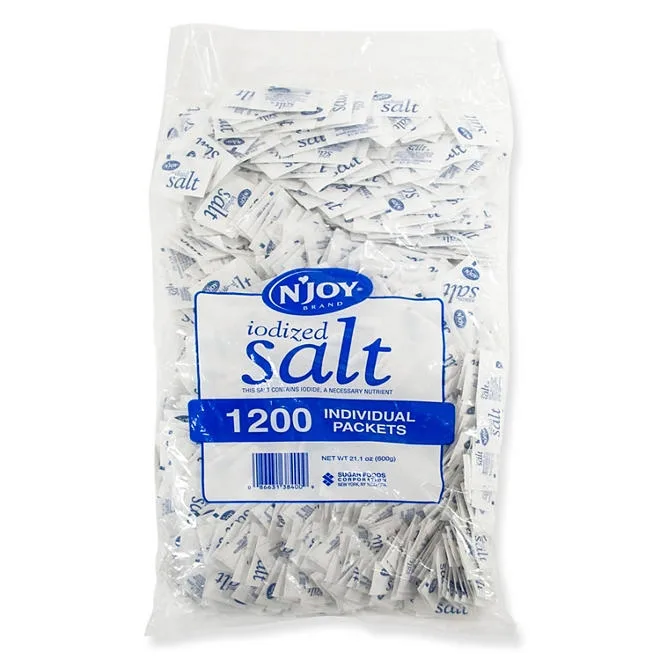 N'Joy Iodized Salt .5 g., 1,200 ct. 2