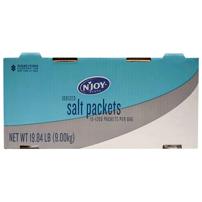 N'Joy Iodized Salt .5 g., 1,200 ct. 5