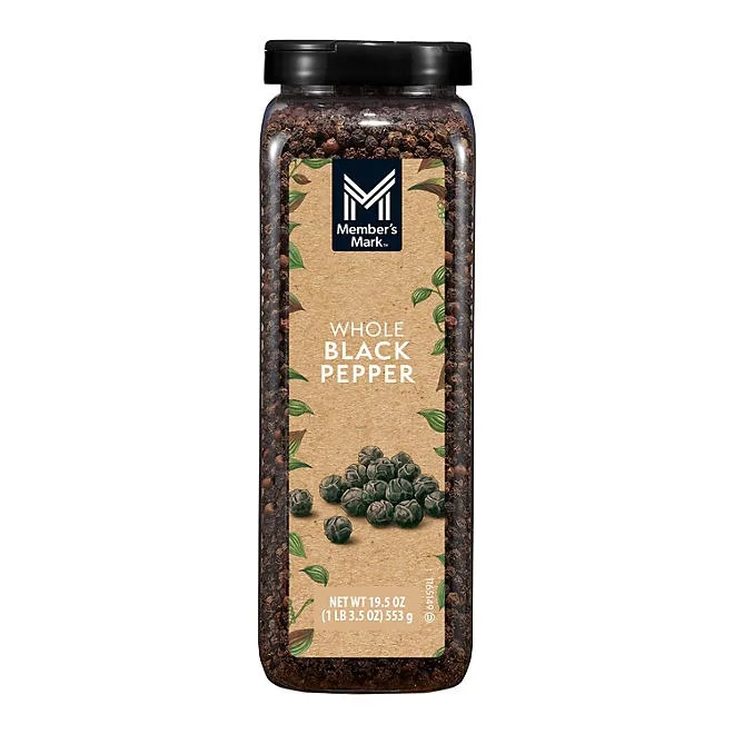 Member's Mark Whole Black Peppercorns, 19.5 oz. 2