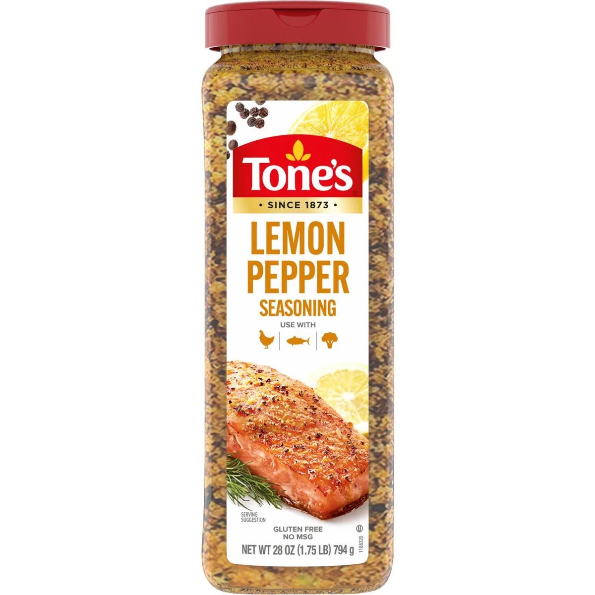 Tone's Lemon Pepper Seasoning, 28 oz.