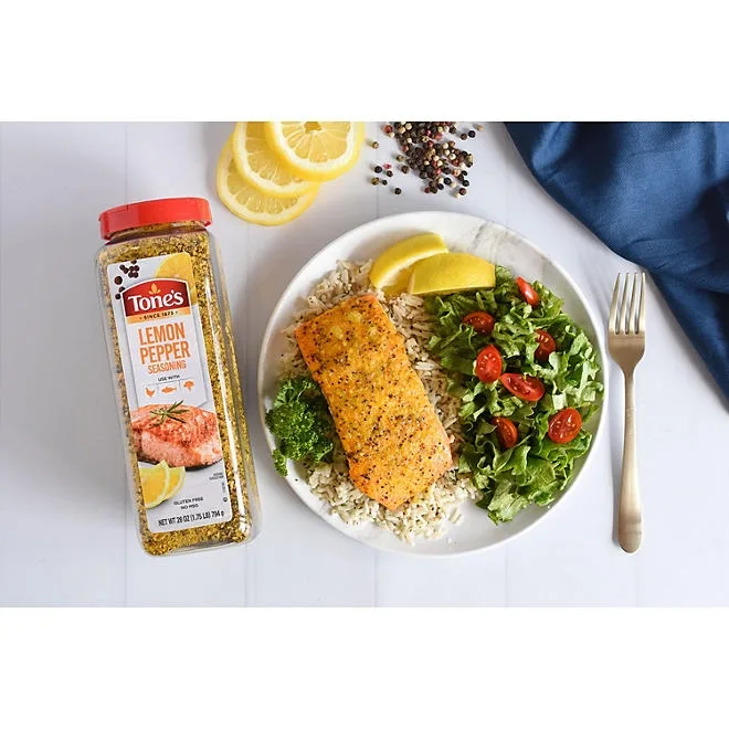 Tone's Lemon Pepper Seasoning, 28 oz. 5