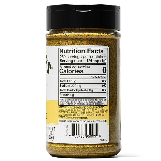 Kinder's Buttery Steakhouse Seasoning 9.5 oz. 3