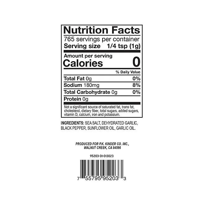 Kinder's The Blend Seasoning Salt, Pepper and Garlic, 27 oz. 3