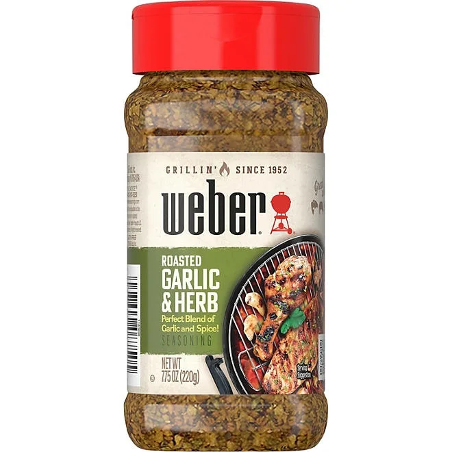 Weber Roasted Garlic and Herb Seasoning, 7.75 oz. 2