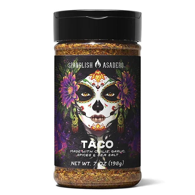 Spanglish Asadero Taco Seasoning, 7 oz. 2