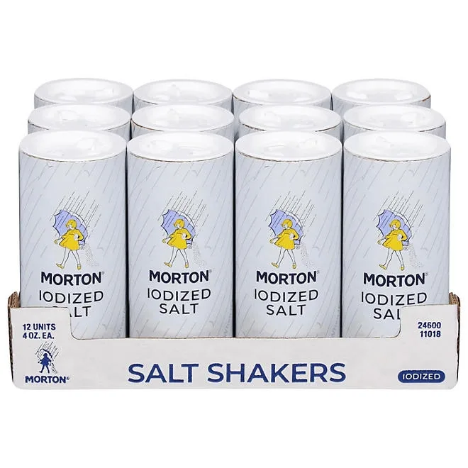 Morton Iodized Salt Shakers, 12 pk. 2