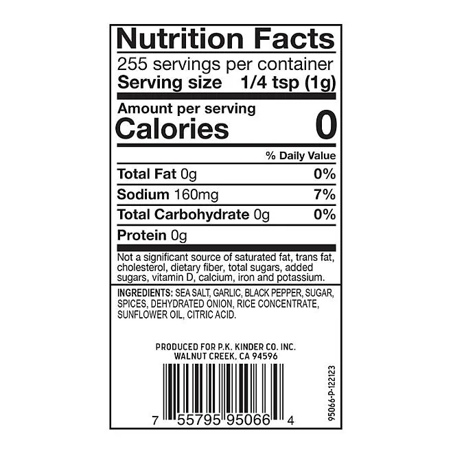 Kinder's Butcher's Burger Blend Seasoning, 9 oz. 3