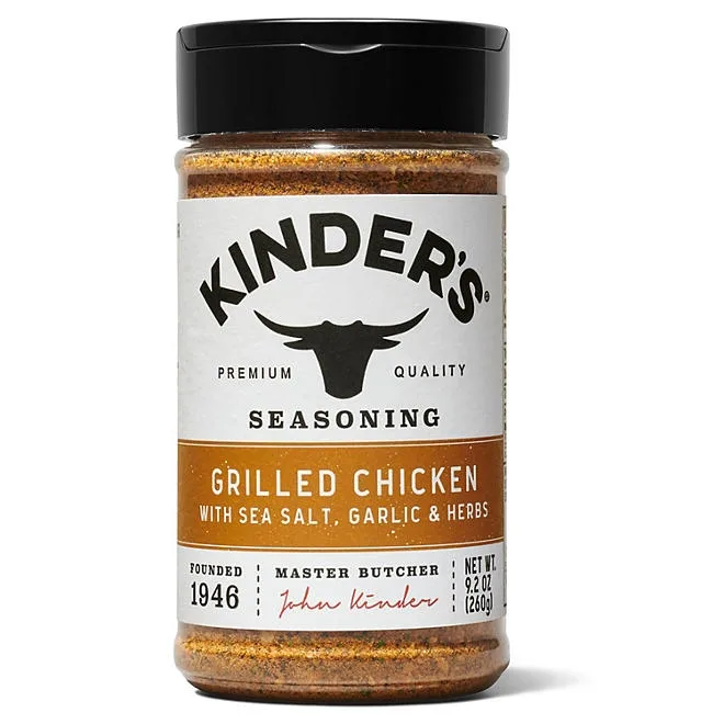 Kinder's Grilled Chicken Seasoning 9.2 oz. 2