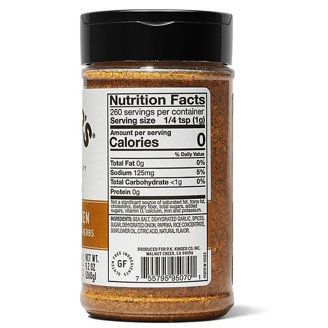 Kinder's Grilled Chicken Seasoning 9.2 oz. 3