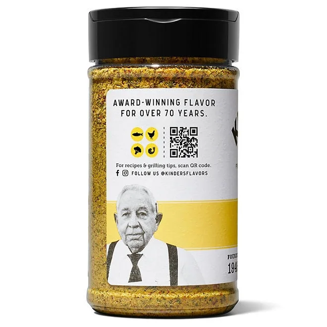 Kinder's Lemon Butter and Garlic Seasoning 9.25 oz. 4