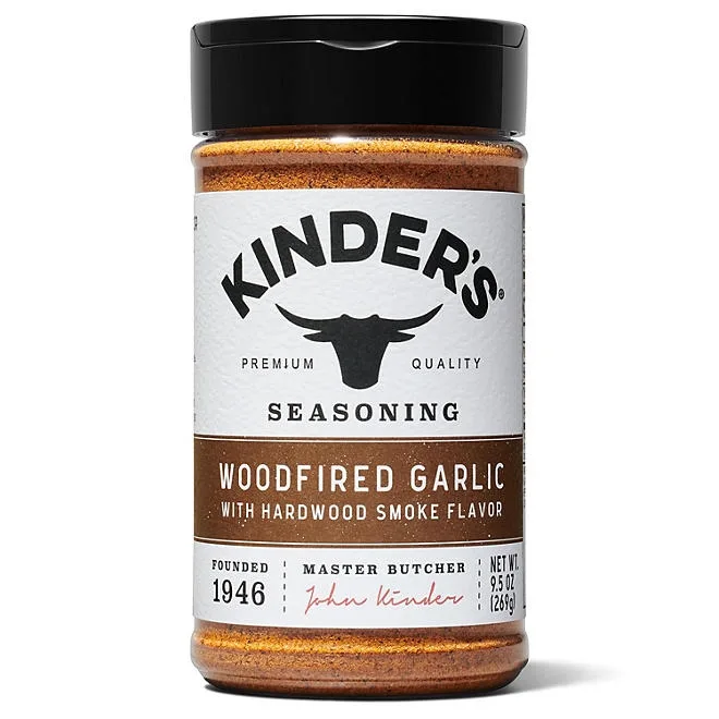 Kinder's Woodfired Garlic Rub with Smoked Flavor 9.5 oz. 2