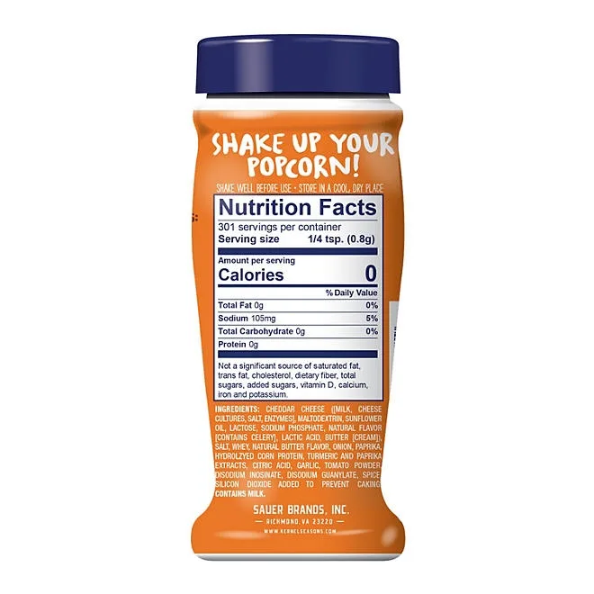 Kernel Season's Flavored Popcorn Seasoning, Nacho Cheddar, 8.5 oz. 5