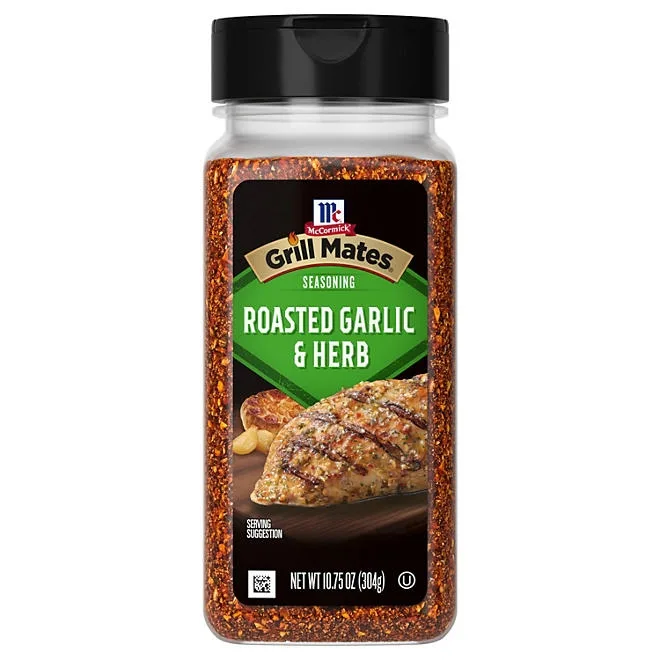 McCormick Grill Mates Roasted Garlic & Herb Seasoning, 10.75 oz. 2