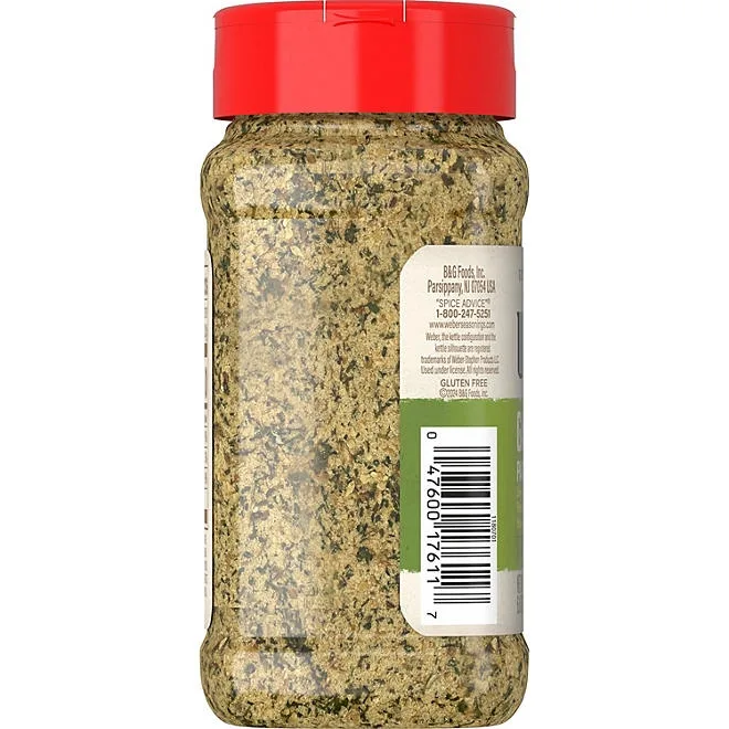 Weber Garlic Parmesan Seasoning, 6.6 oz. 3