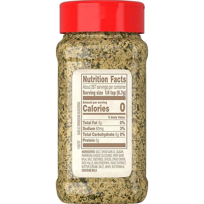 Weber Garlic Parmesan Seasoning, 6.6 oz. 4