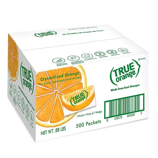 TRUE orange Flavor Packets, 500 ct. 2