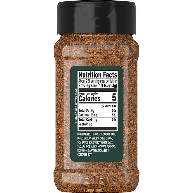 Weber Buffalo Trace Seasoning 9 oz. 3