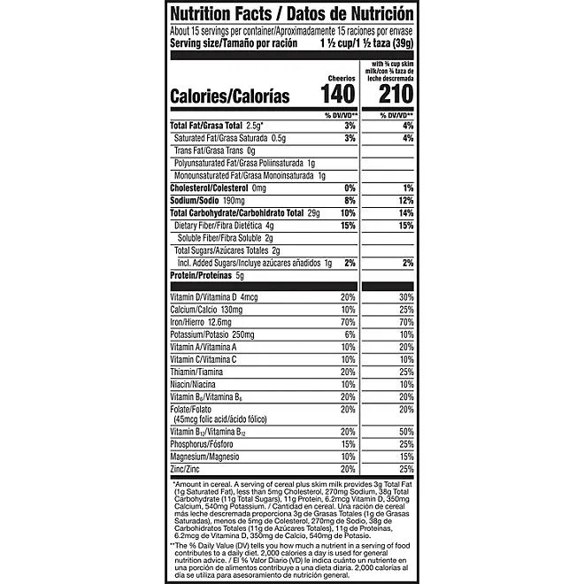 Cheerios Cereal, 40.7 oz. 3