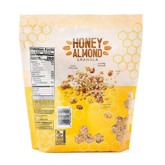 Member's Mark Honey Almond Granola, 32 oz. 5