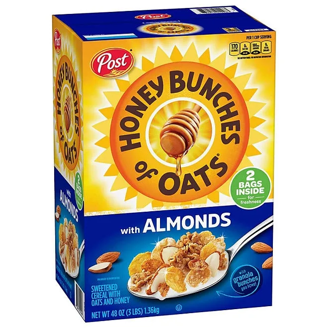 Honey Bunches of Oats with Crispy Almonds, 48 oz. 2
