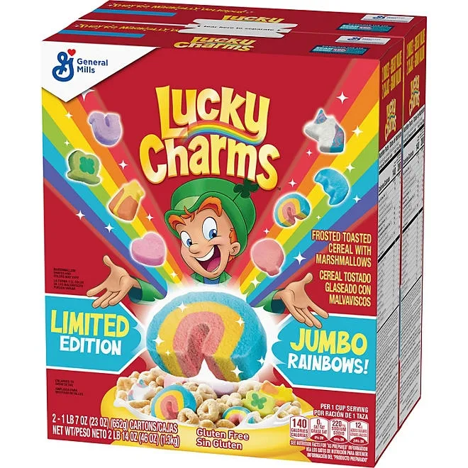 Lucky Charms with Marshmallows, 23 oz., 2 pk. 5
