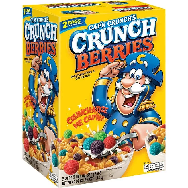 Cap'n Crunch's Crunch Berries Cereal, 40 oz. 2