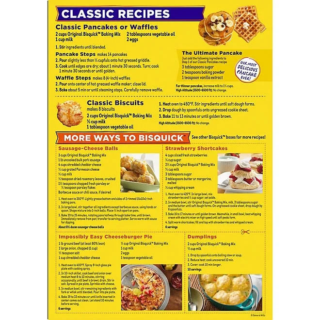 Bisquick Original Pancake and Baking Mix, 96 oz. 5