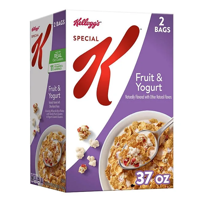 Special K Cereal, Fruit and Yogurt, 37 oz. 2