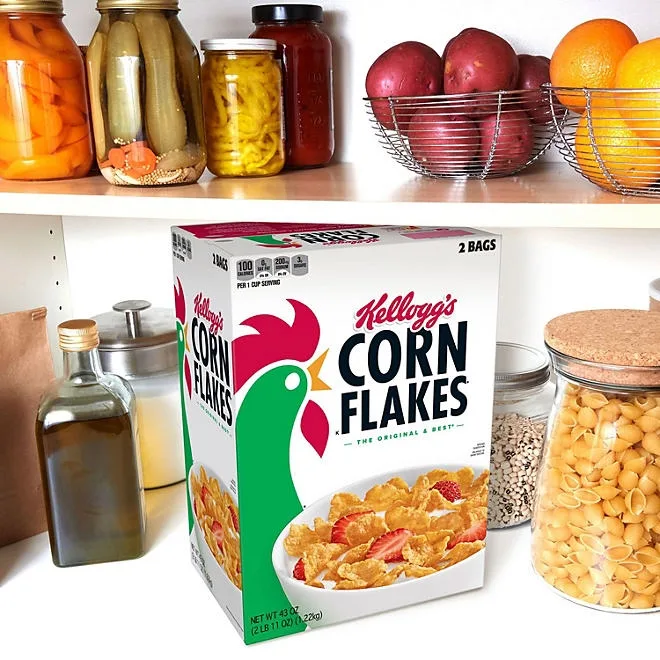 Kellogg's Corn Flakes Breakfast Cereal 43 oz. 5