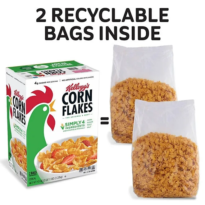 Kellogg's Corn Flakes Breakfast Cereal 43 oz. 3