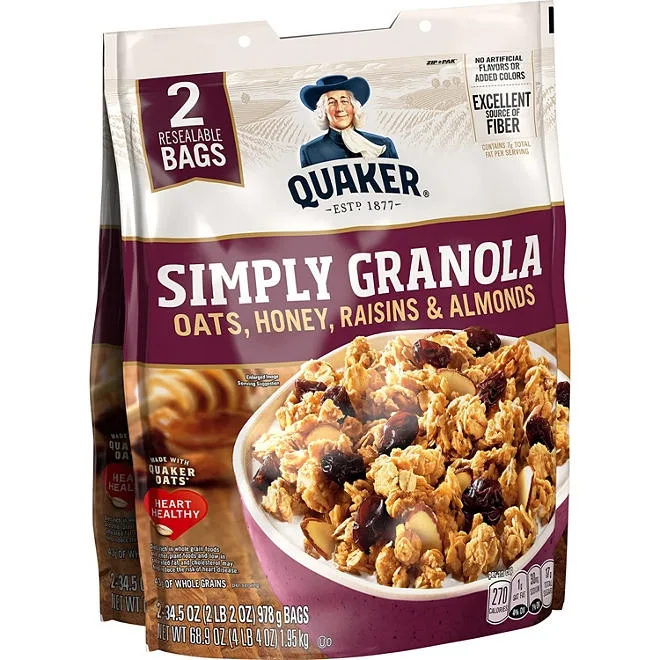 Quaker Simply Granola, 34.5 oz., 2 pk. 5