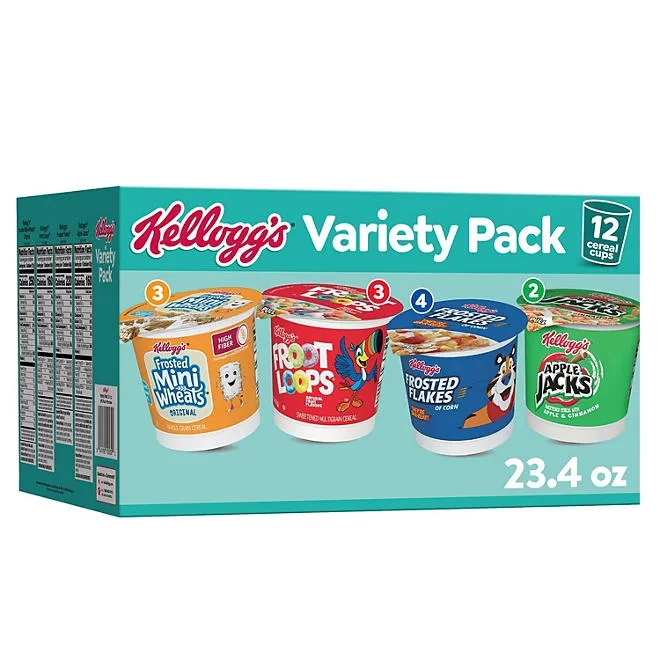 Kellogg's Variety Pack Single Serve Cereals, 12 pk. 2