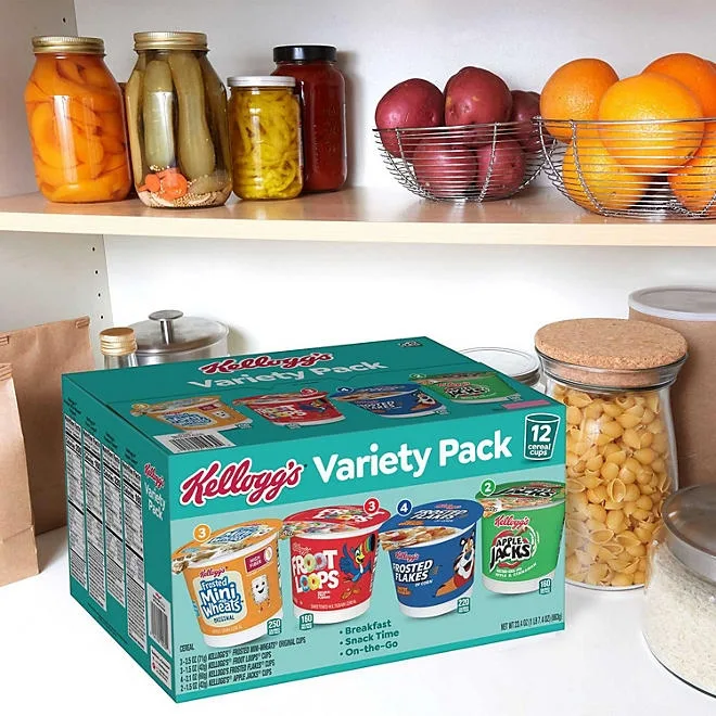 Kellogg's Variety Pack Single Serve Cereals, 12 pk. 5