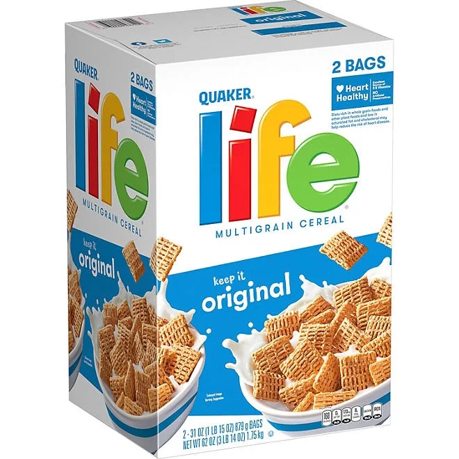Life Multigrain Cereal, 62 oz. 2