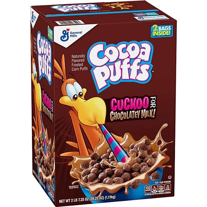Cocoa Puffs Chocolate Cereal, 39.25 oz. 2