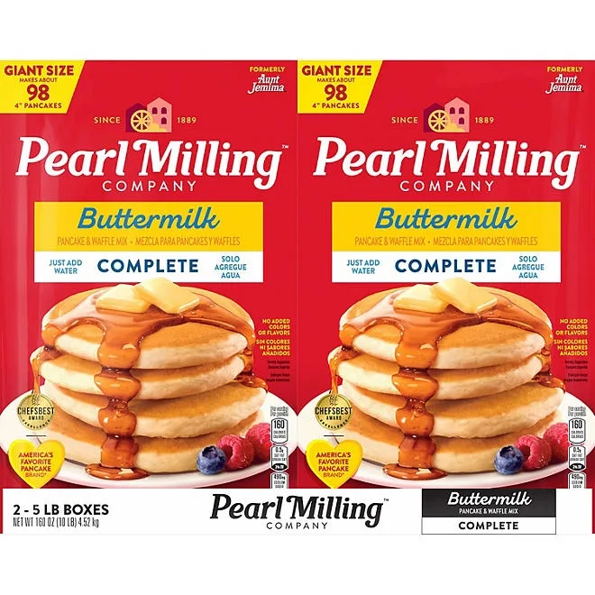 Pearl Milling Company Original Complete Pancake Mix, 10 lb., 2 pk. 4