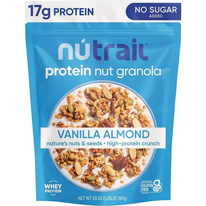 NuTrail Vanilla Almond Protein Granola, 20 oz. 2