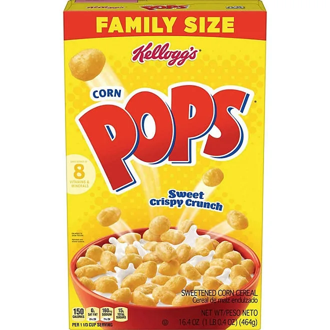 Kellogg's Corn Pops Cereal, 16.4 oz. 2