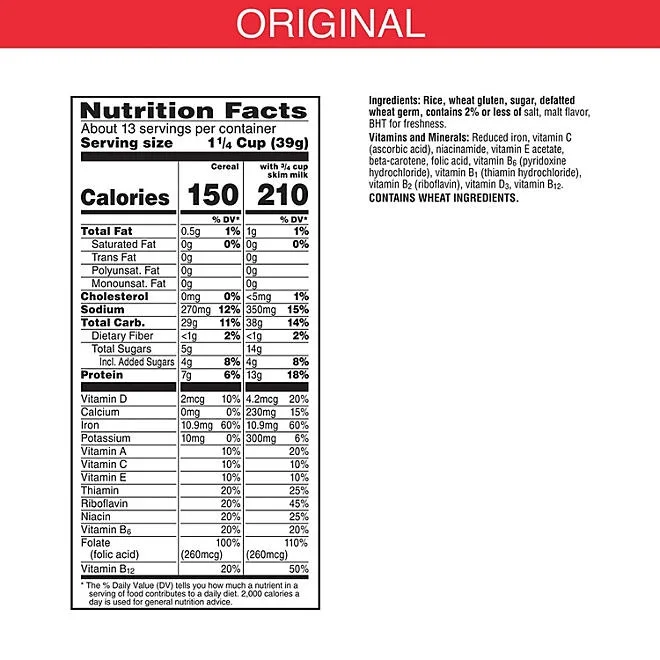Kellogg's Special K Original, 18 oz. 3