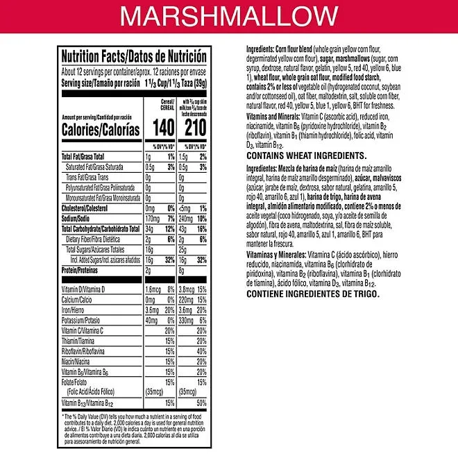 Kellogg's Froot Loops Marshmallow, 16.2 oz. 3