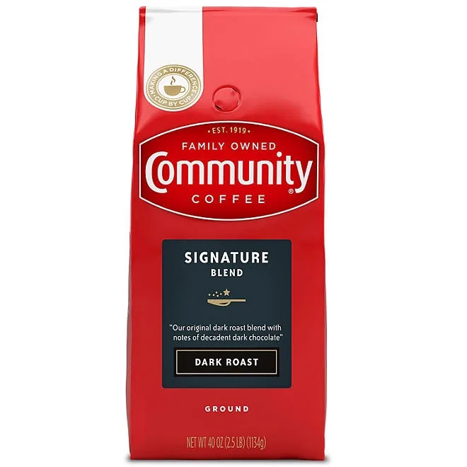 Community Coffee Ground Signature Blend, 40 oz. 2
