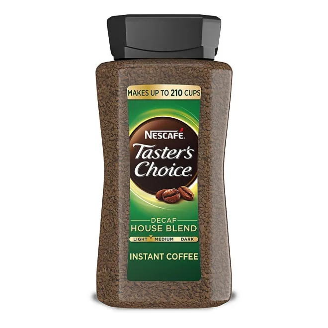 Nescafé Taster's Choice Decaf House Blend Instant Coffee, 14 oz. 2