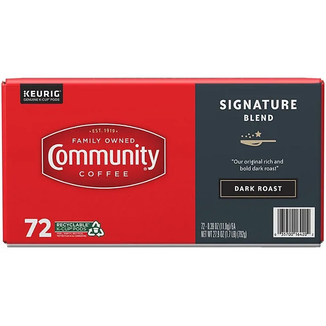 Community Coffee Signature Blend Dark Roast Single Serve, 72 ct. 5