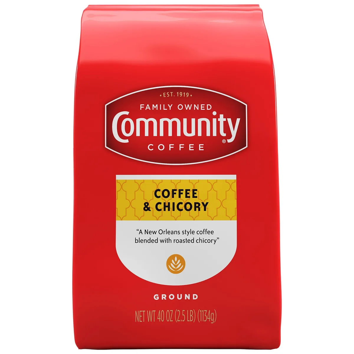 Community Coffee Ground Coffee & Chicory, 40 oz.