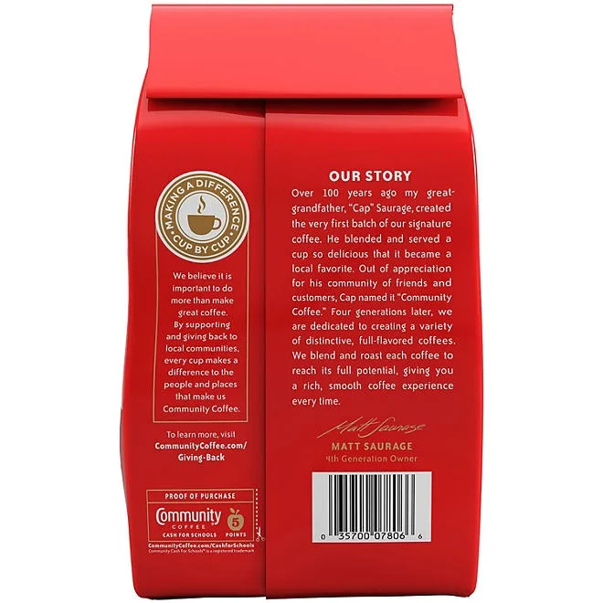 Community Coffee Ground Coffee & Chicory, 40 oz. 5