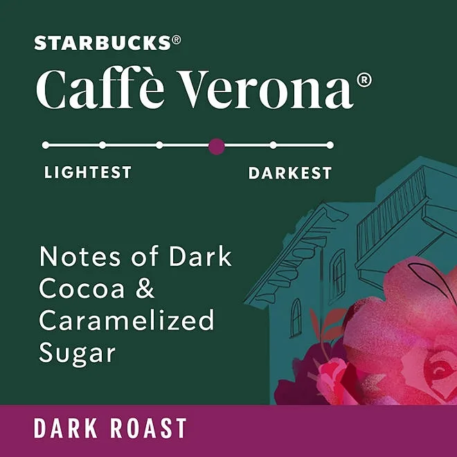 Starbucks Caffe Verona Ground Coffee, Dark Roast, 40 oz. 4
