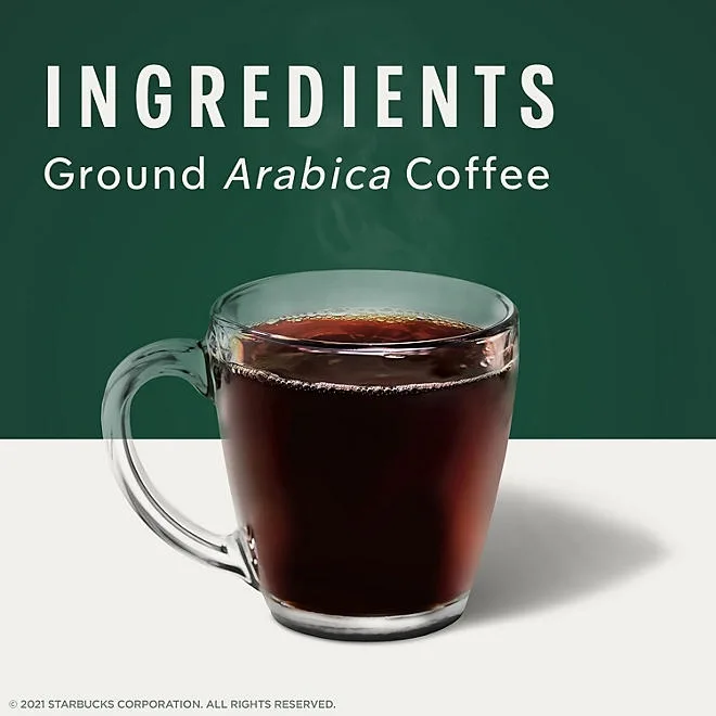 Starbucks Caffe Verona Ground Coffee, Dark Roast, 40 oz. 5